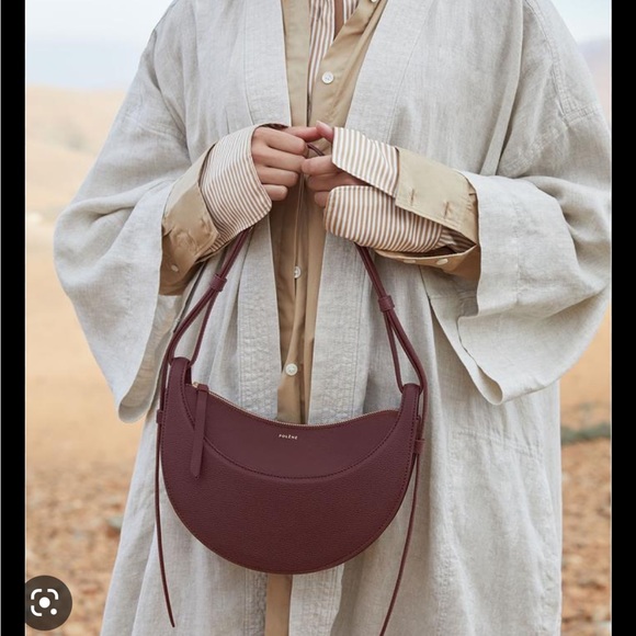 Polene Bags Polene Numero Dix In Burgundy With Original Dust Bag Box And Shortened Strap